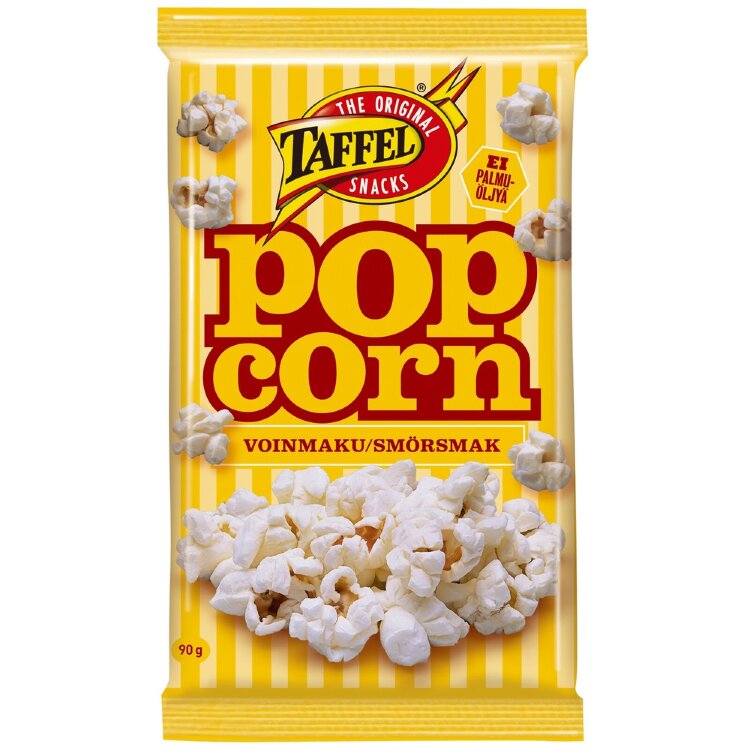 Taffel Popcorn Butter Flavor Microwave Popcorn 90g