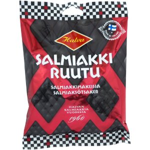 Halva Salmiak Square 170 g