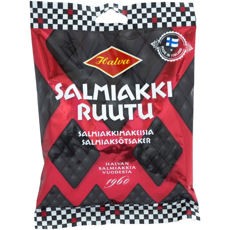 Halva Salmiak Square 170 g