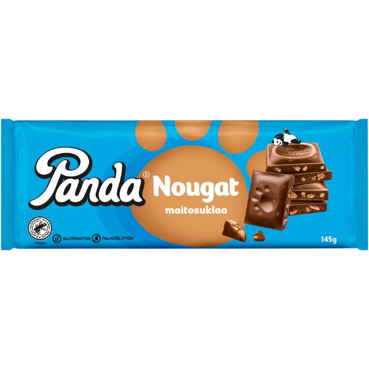 Panda Nougat Milk Chocolate Bar 145g