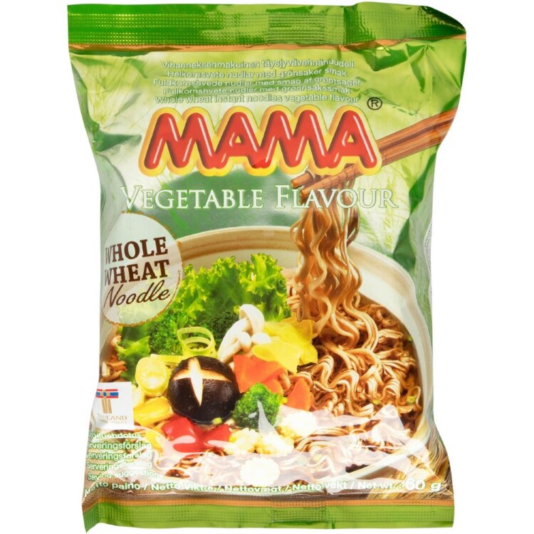 Mama Vegetable Flavored Whole Grain Noodle 60g