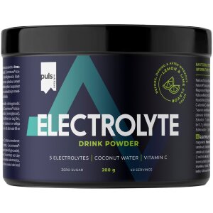 PULS Electrolyte Drink Powder Lemon and Lime Flavored With Vitamin C 200g