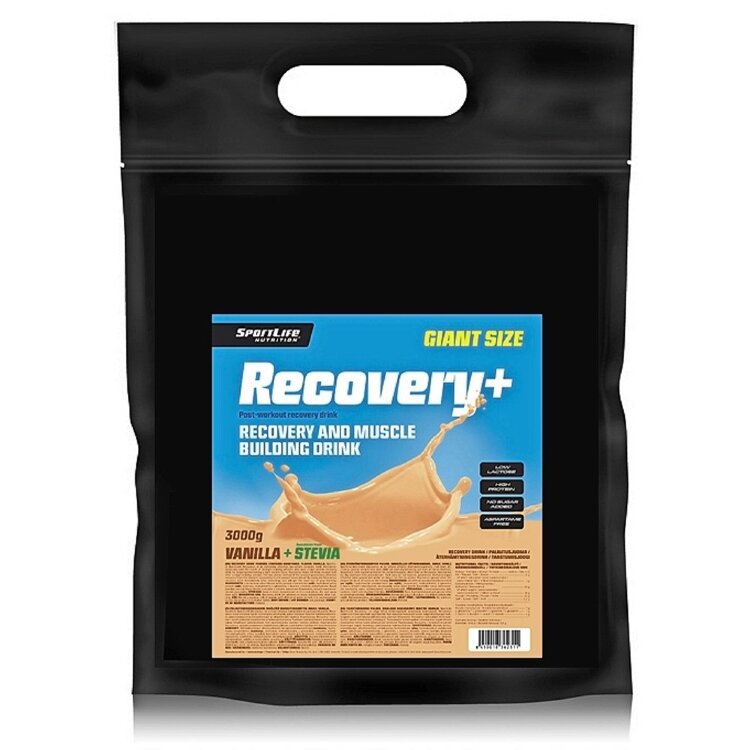 SportLife Nutrition Recovery+ 3kg Vanilla Ice Cream Recovery Drink Powder