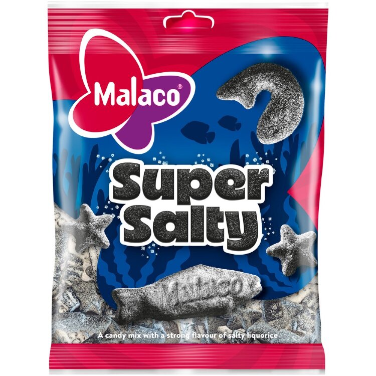 Malaco Super Salty Candy Mix 180g