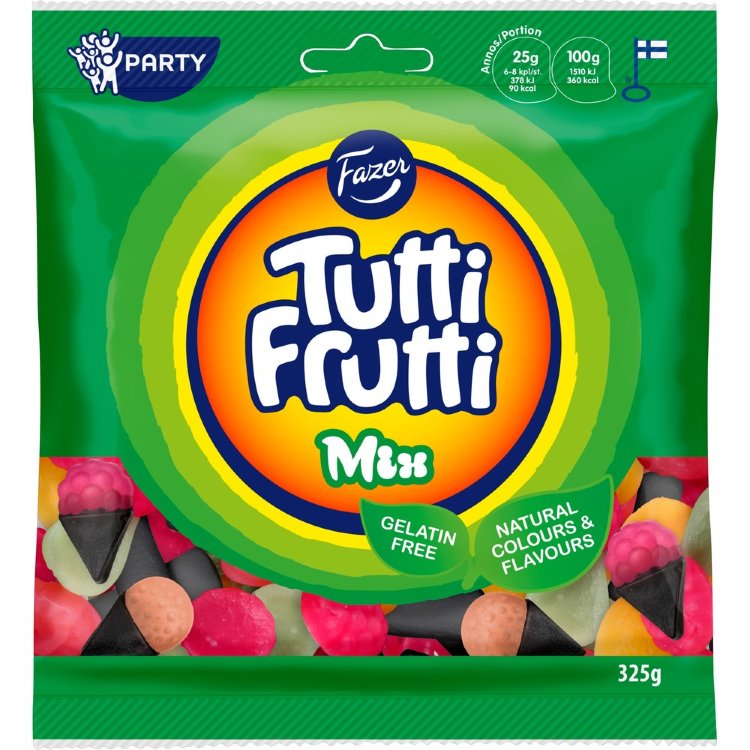 Fazer Tutti Frutti Mix Natural Candy Bag 325g