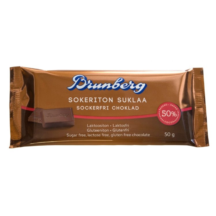Brunberg Sugar-Free Chocolate 50g