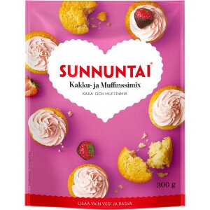 Sunnuntai 300g Cake and Muffin Mix
