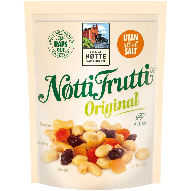 Den Lille Nøttefabrikken Nøtti Frutti Nut-fruit mix 330g