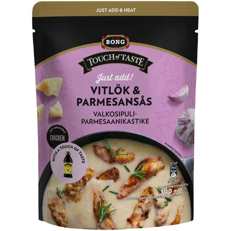 Bong Touch Of Taste Just Add Garlic-Parmesan Sauce 300 ml