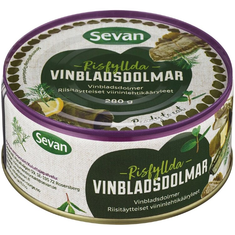 Sevan Viininlehtikääryleet 280g