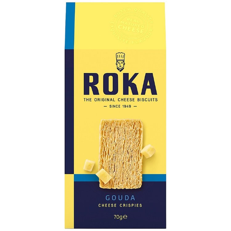 ROKA Gouda Crispy Salted Cracker 70 g