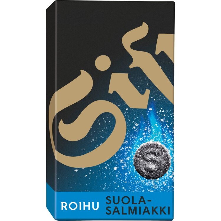 Sisu Roihu Salty Licorice Pastille 70g