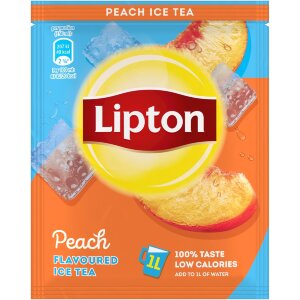 Lipton Peach Flavored Iced Tea Drink Powder 50g