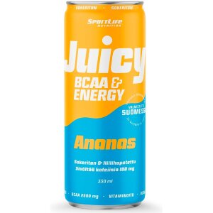 SportLife Nutrition Juicy BCAA 330ml Pineapple Carbonated Refreshing Drink