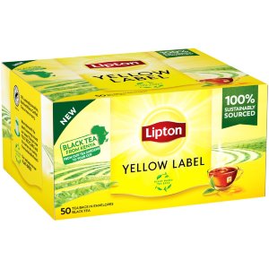 Lipton Black Tea Yellow Label 100g 50p