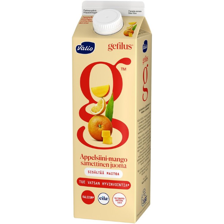 Valio Gefilus® Velvety Drink 1 L Orange-Mango Lactose-Free