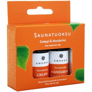 Emendo 2x10ml Sauna Scents Grapefruit And Mandarin