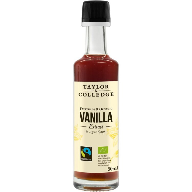 Taylor&Colledge Vanilla Extract Organic - Vanilla Extract in Agave Syrup 50ml