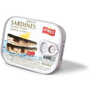 Epinell Grilled Sardines In Spring Water 140g
