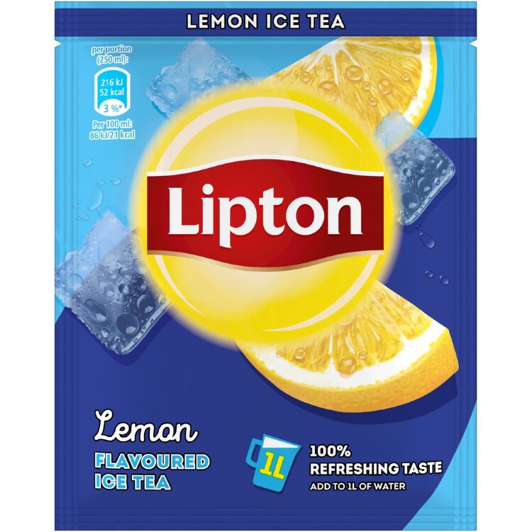 Lipton Lemon Flavored Iced Tea Drink Powder 50g