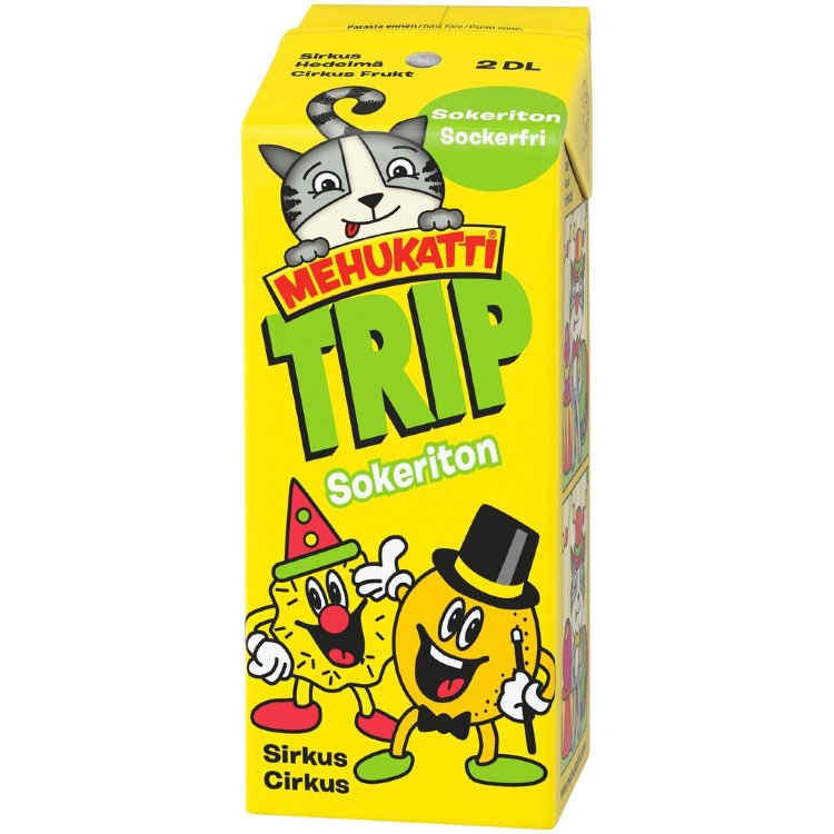 Mehukatti Trip Sugar-Free Circus Juice Drink 2dl