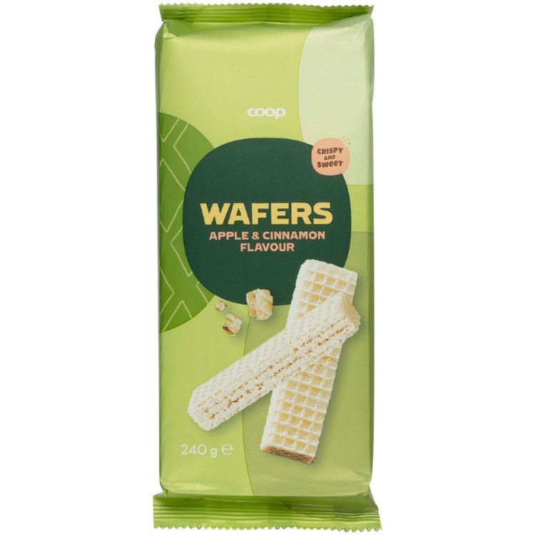 Coop Waffles Apple and Cinnamon 240 g