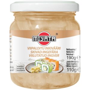 Miyata Sliced Ginger 190/110g