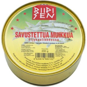 Riipisen Smoked Vendace in Oil Sauce 200g