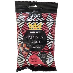 Kouvola Delight Karelia Raspberry Salmiakki Candy 80 g
