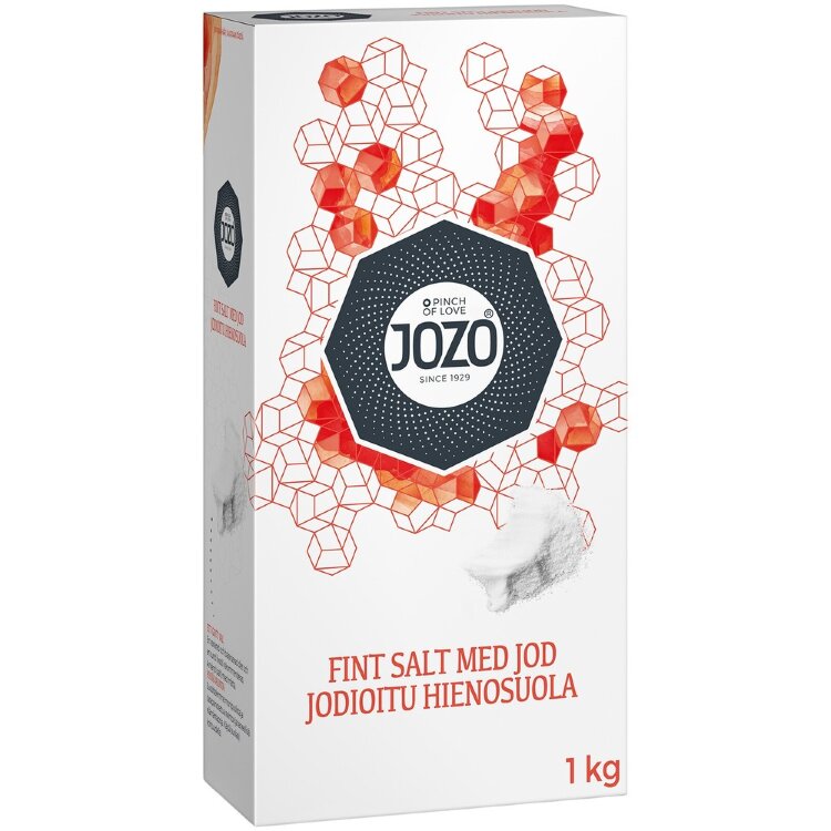 JOZO 1kg Fine Salt Iodized