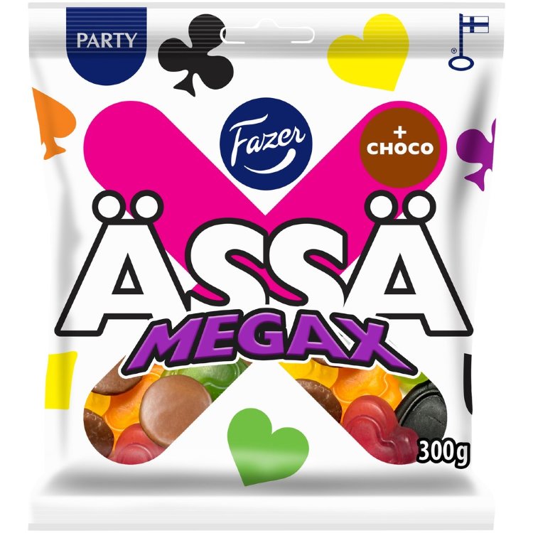 Fazer Ässä Megax +choco candy bag 300g