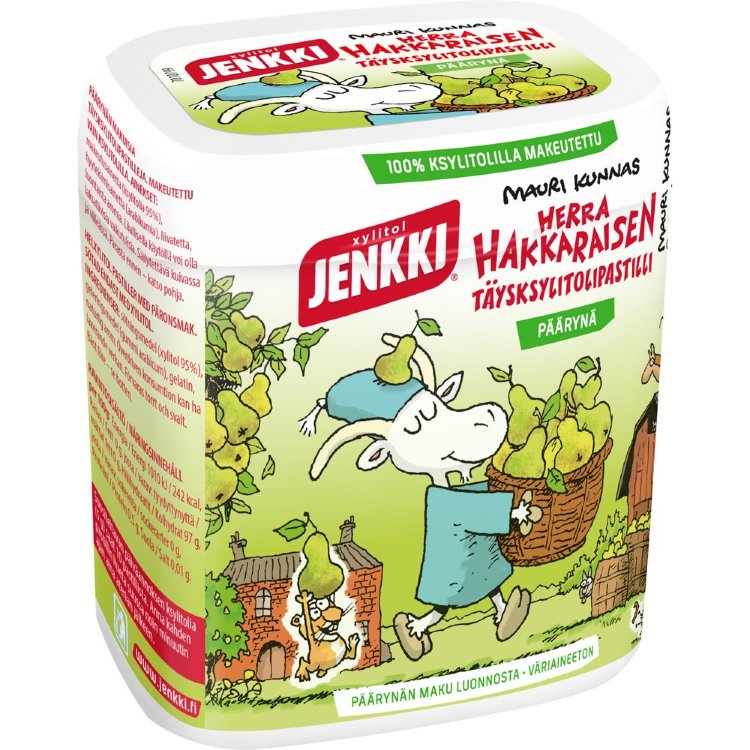 Jenkki Mr. Hakkarainen Pear Full Xylitol Lozenge 55g