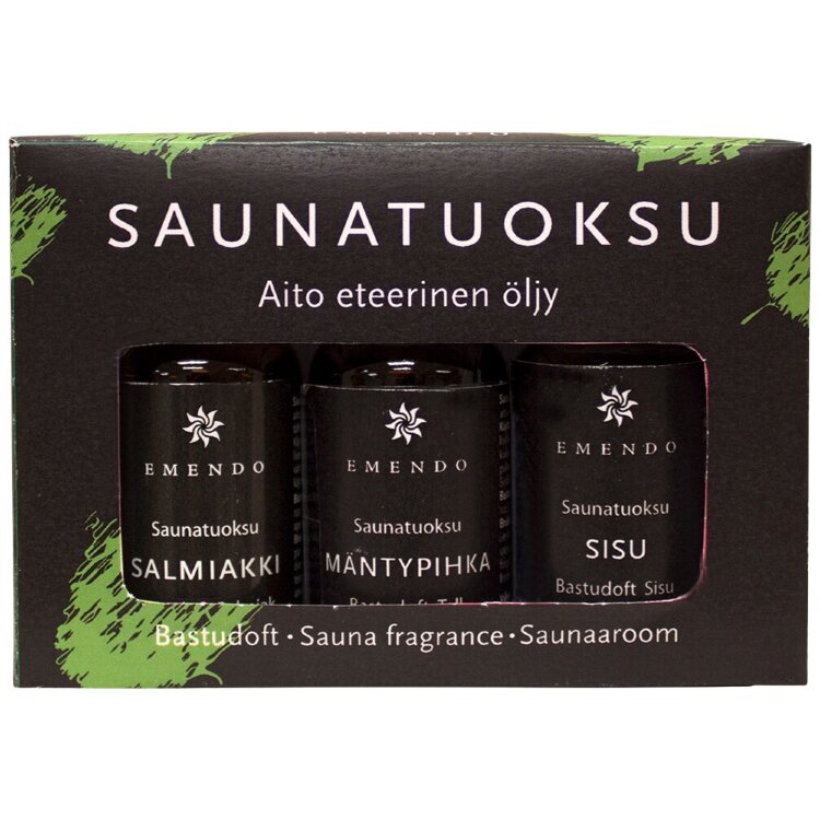 Emendo 3x10ml Sauna Scent Black