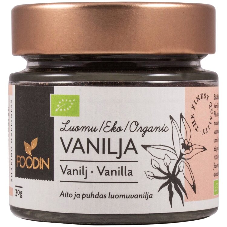 Foodin Vanilla, Organic 30g