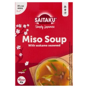 Saitaku Miso Soup With Wakame Seaweed 4 Servings 88g
