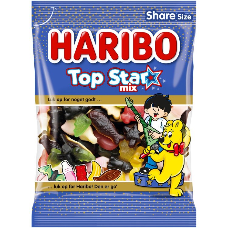 HARIBO Top Star Mix 250 g Candy Bag