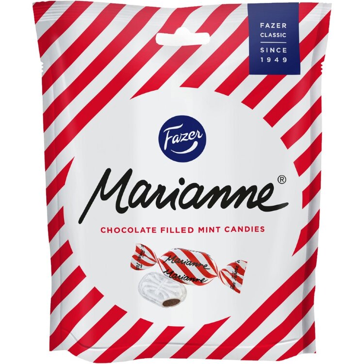 Fazer Marianne Peppermint Chocolate Candy Bag 220g