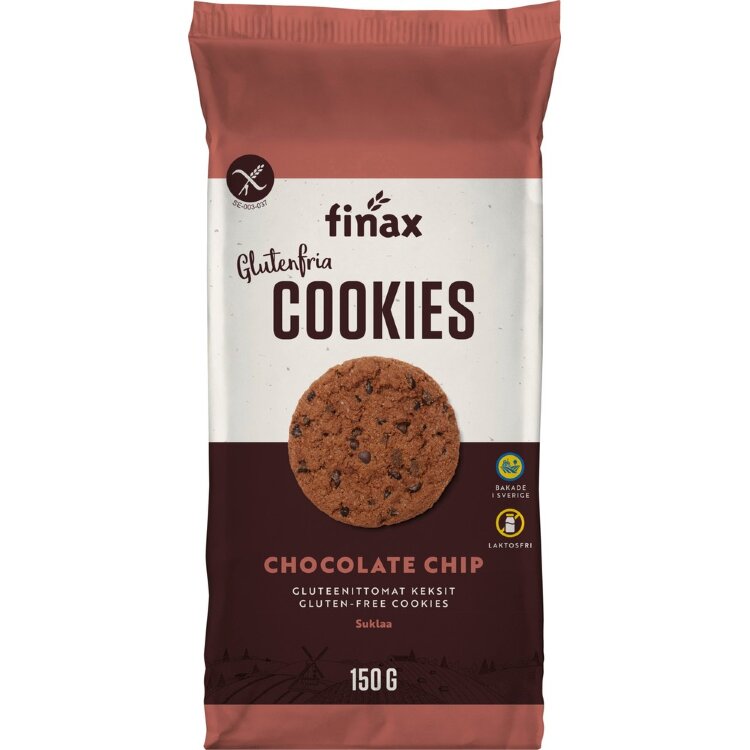 Finax CrazyBakers Chocolate Chip Cookies 150g