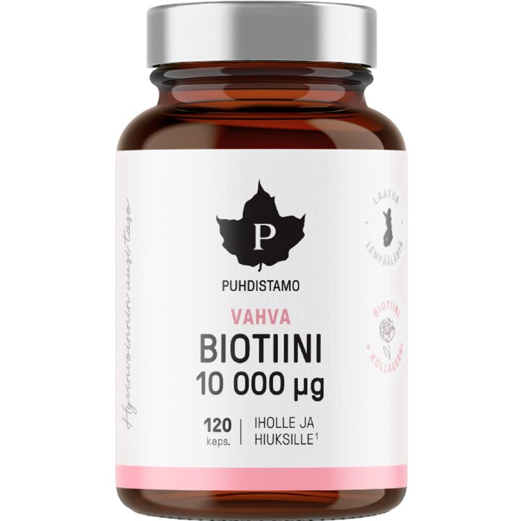 Puhdistamo Strong Biotin, 120 capsules