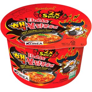 Samyang Buldak Ramen Hot Chicken Big Bowl Extreme 2x Spicy 105g