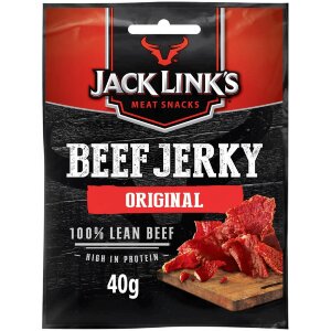 Jack Link's Beef Jerky Original, Seasoned and dried beef strips 40g