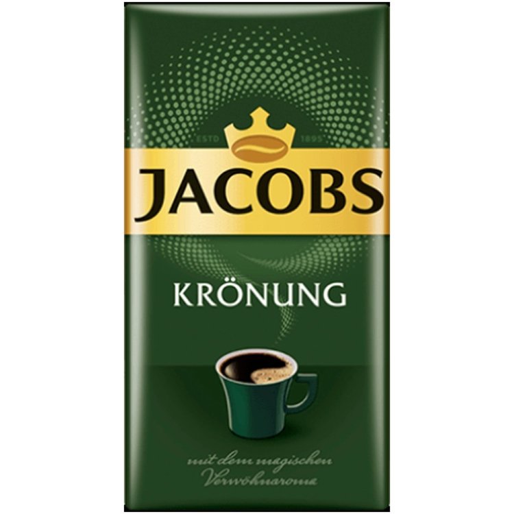 Jacobs Krönung Classic 500 g, Dark Roasted Filter Coffee in Vacuum Pack