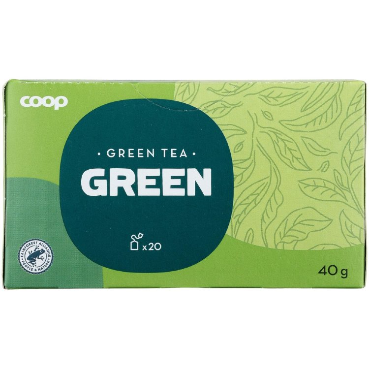 Coop Green Tea 40 g 20 Bags
