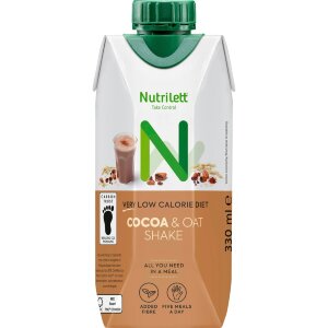 Nutrilett Cocoa & Oat VLCD Ready Cocoa & Oat Milkshake 330ml