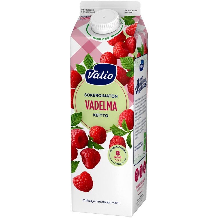 Valio Raspberry Soup 1 kg Unsweetened