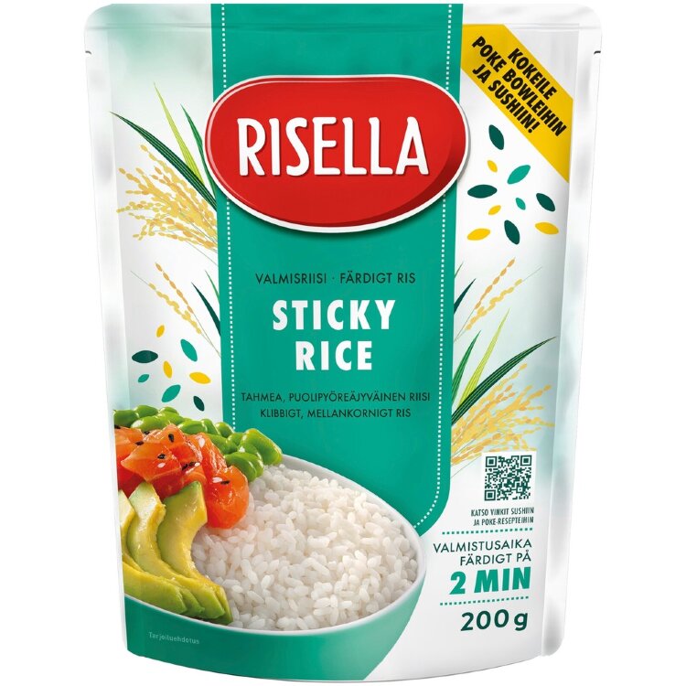 Risella Ready Rice Sticky Rice 200g