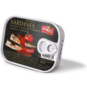 Epinell Grilled Sardines In Tomato Sauce 140g
