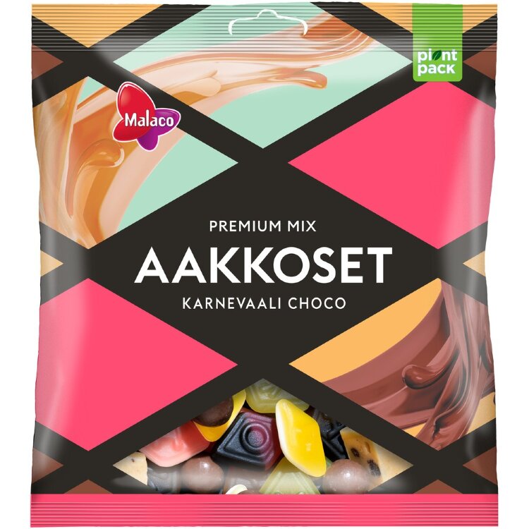 Malaco Aakkoset Karnevaali Choco Candy Mix 280g