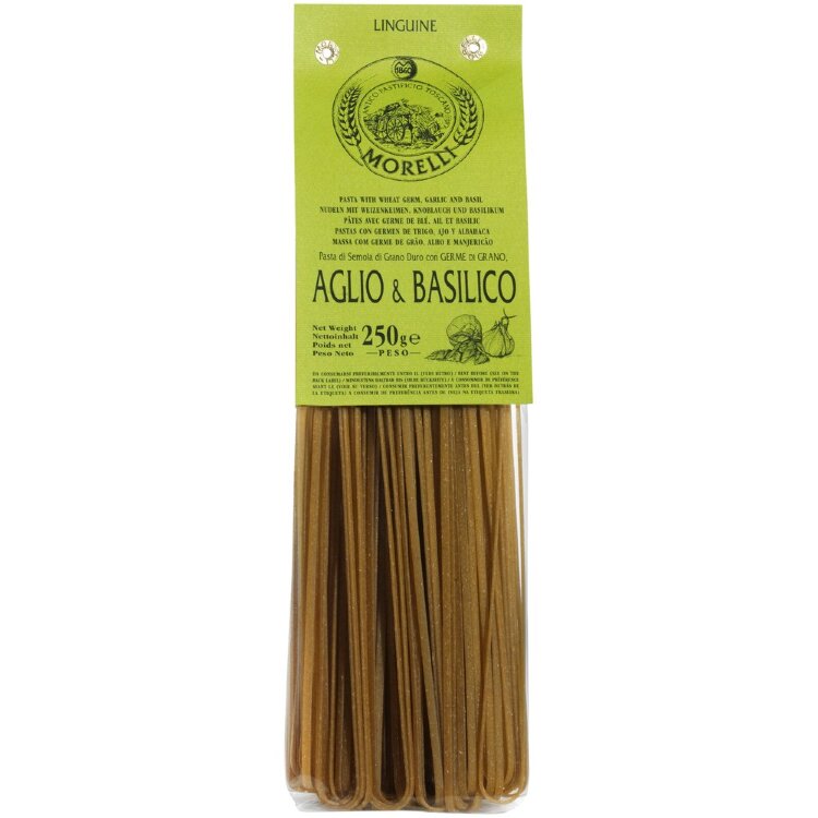 Morelli Garlic & Basil Ribbon Pasta 250g