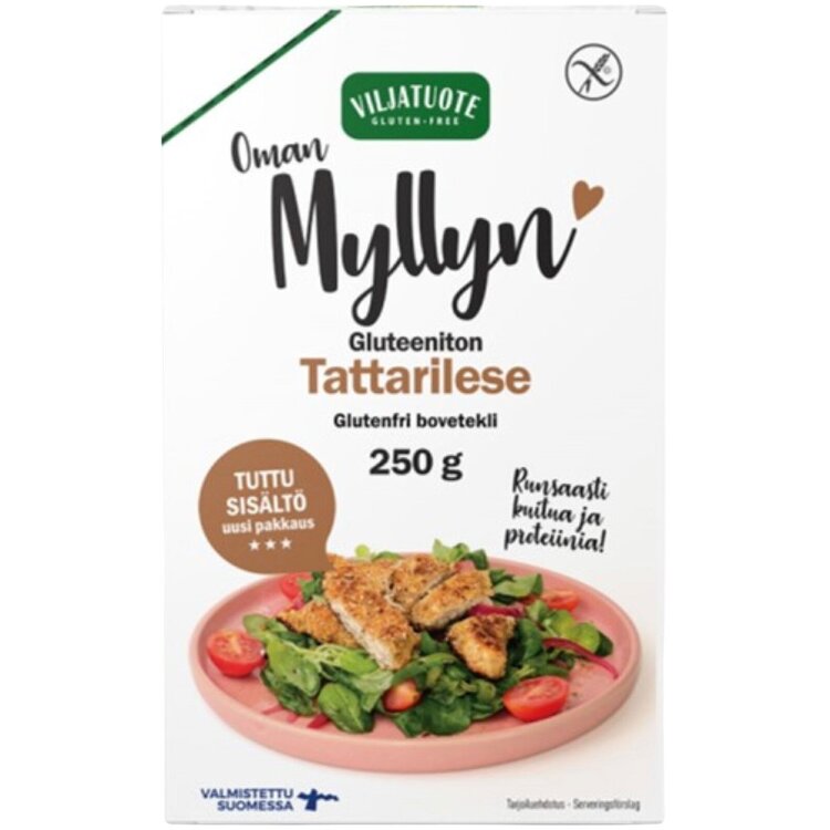 Virtasalmen Grain Product Gluten-Free Buckwheat Bran 250g